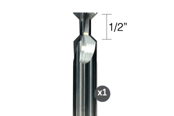 Double Chamber Bit 0.5"