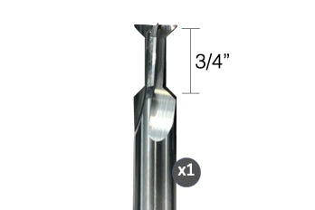 Double Chamber Bit 0.75"